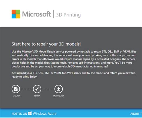 Fix Your STL Files With Microsoft Model Repair .